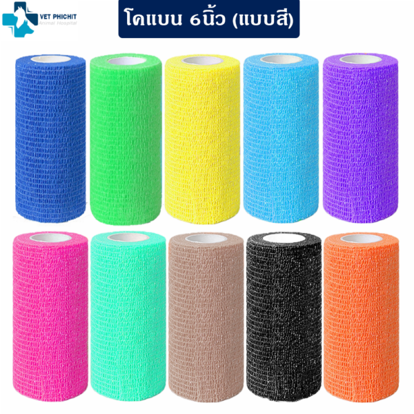 โคแบน 6นิ้ว แบบสี
